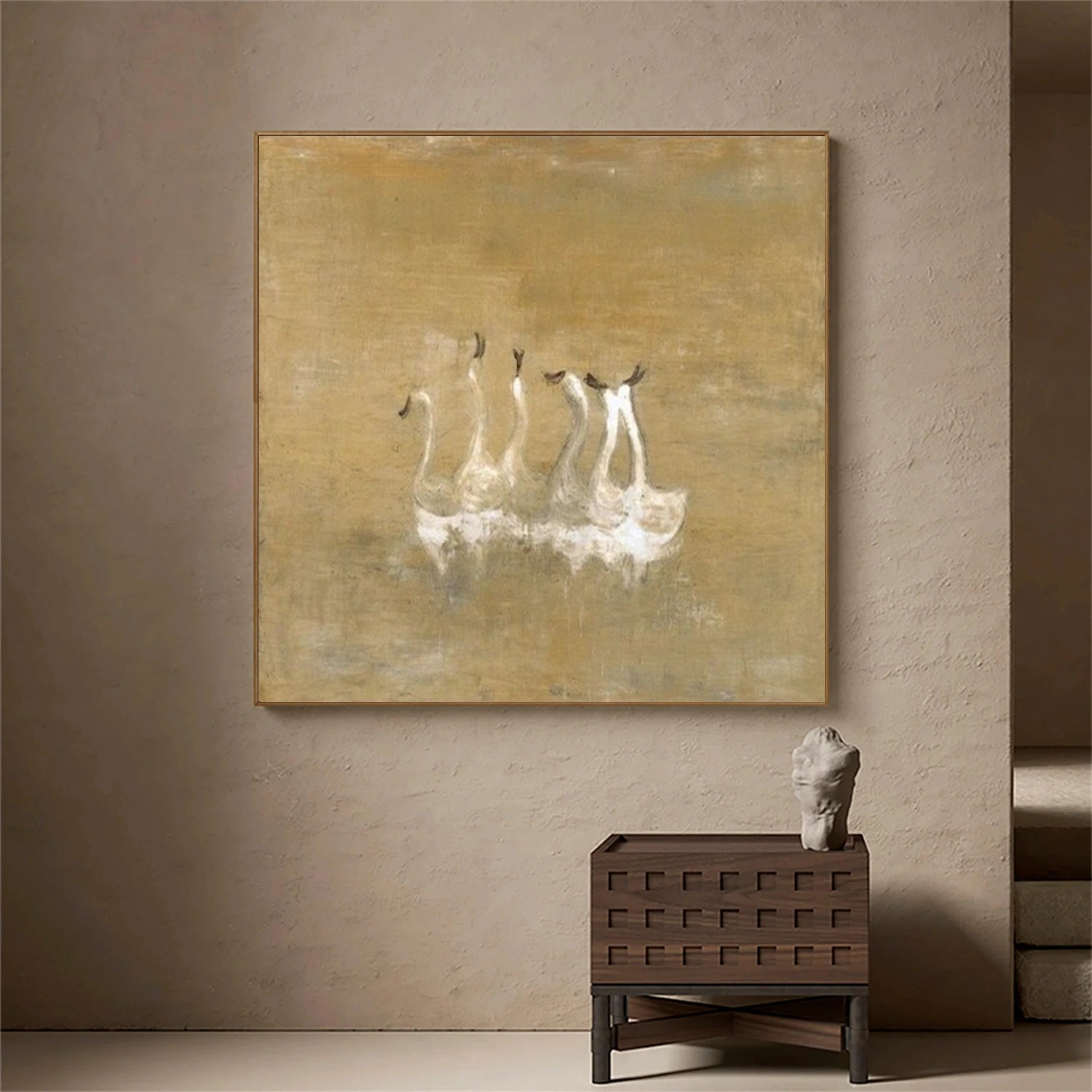 Abstract Animal Canvas Art #DW079