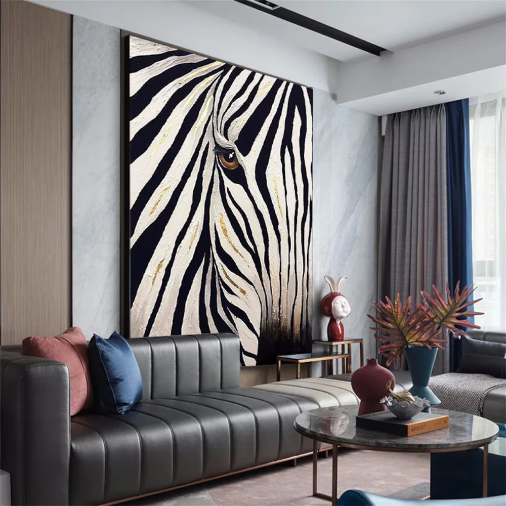 Abstract Animal Canvas Art #DW013