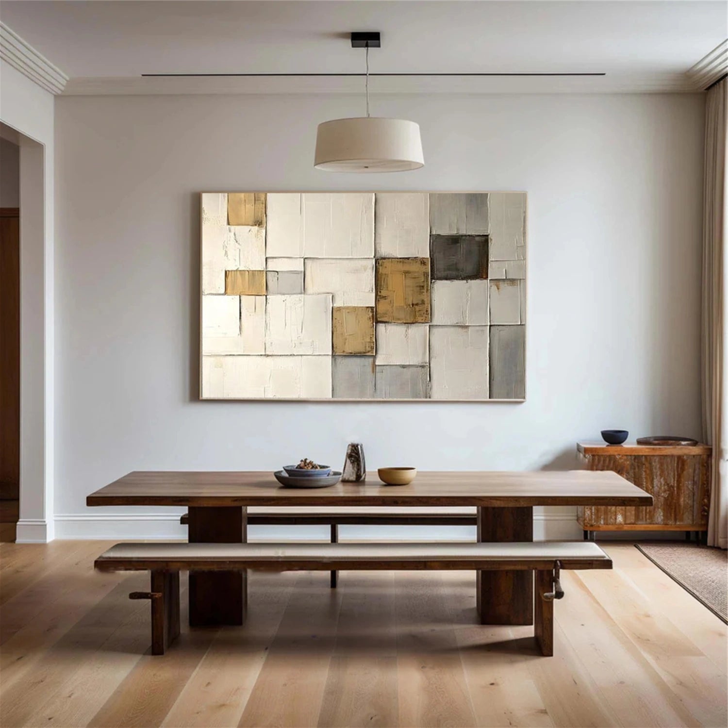 Wabi Sabi Textured Wall Art #VS182