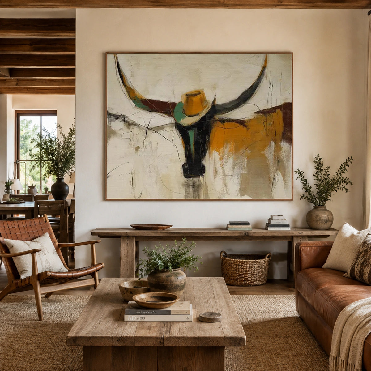 Abstract Animal Canvas Art #DW162