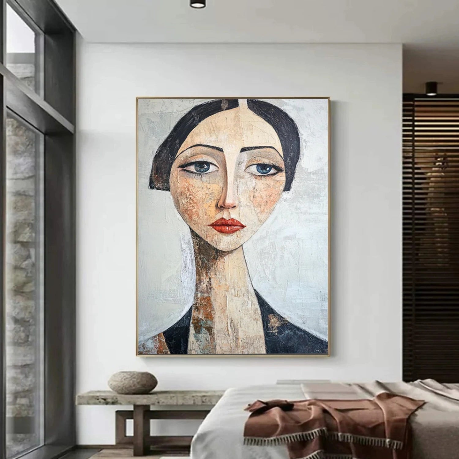 Abstract Portrait Wall Art #LA065