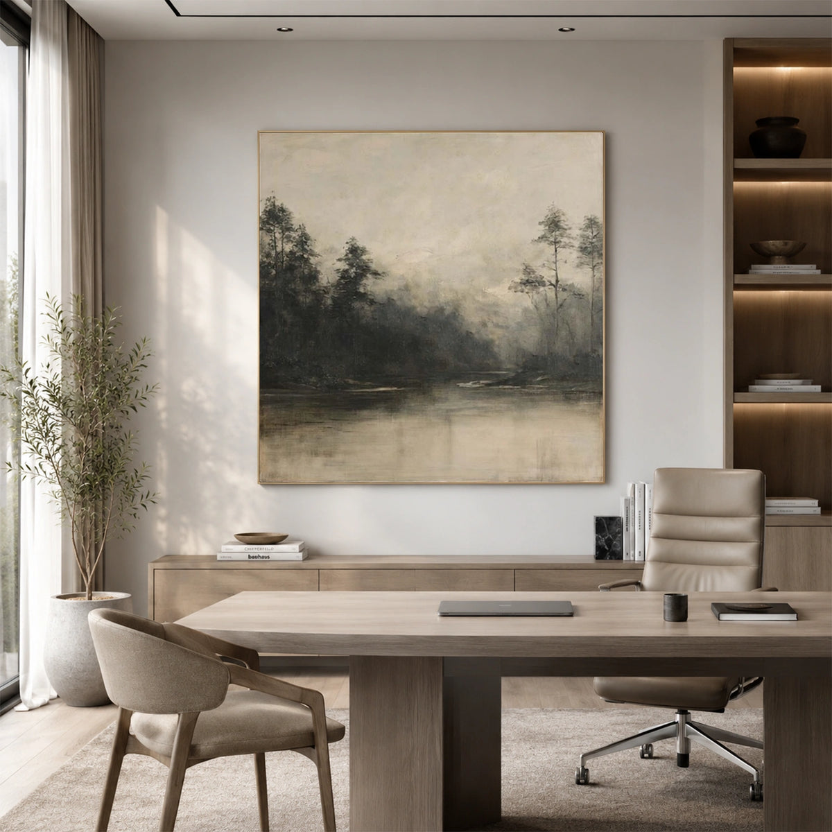 Abstract Flower And Tree Canvas Art #MF231