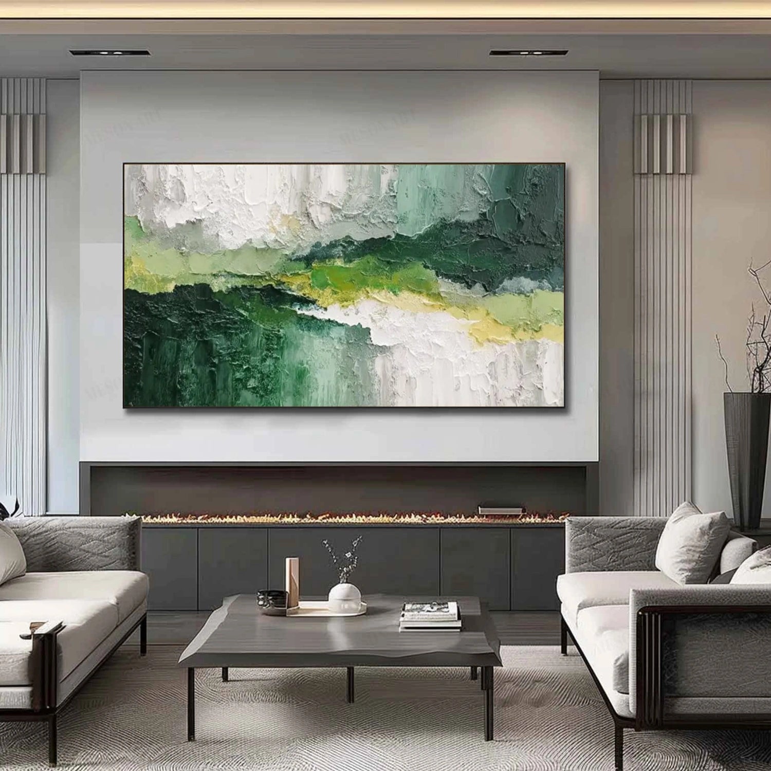 Abstract Textured Wall Art #VA166