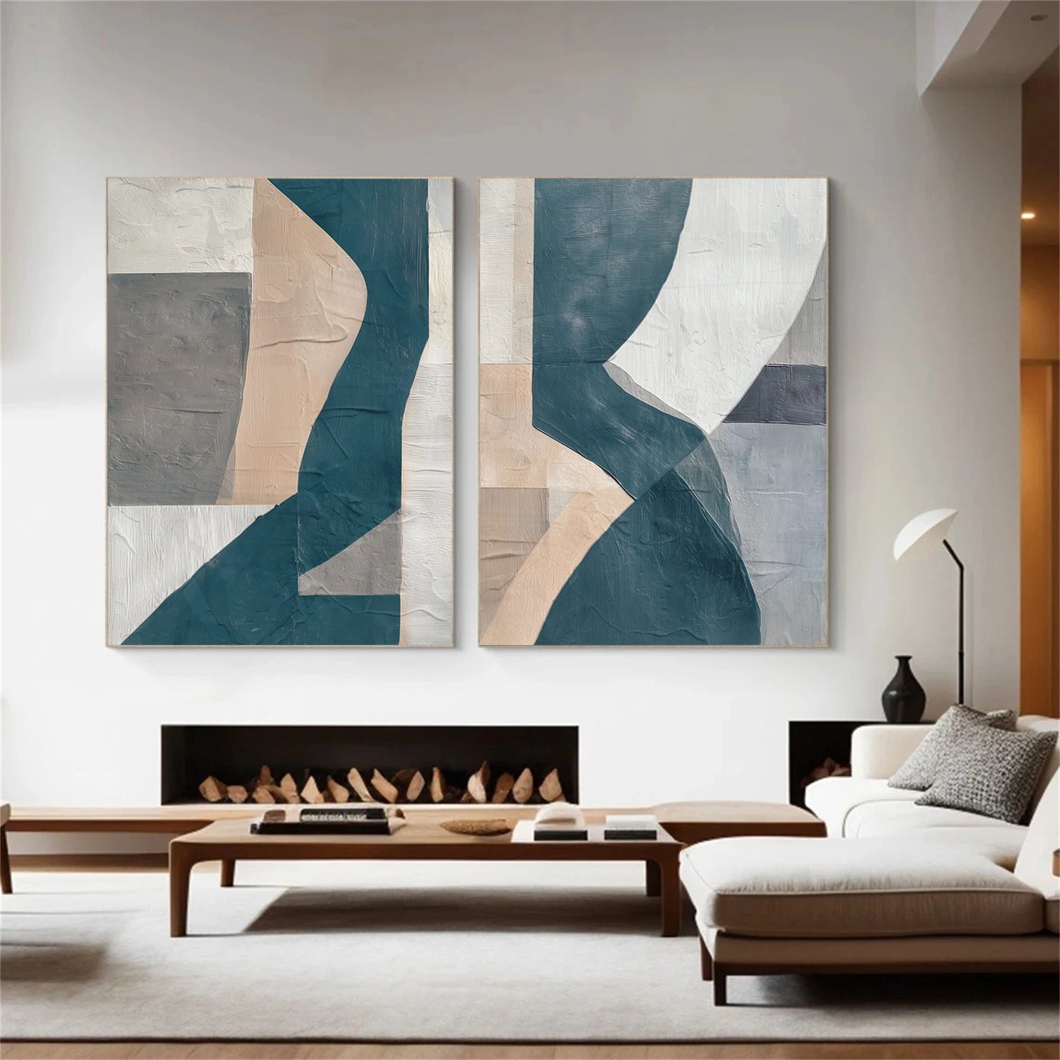 Abstract Textured Wall Art #VA185