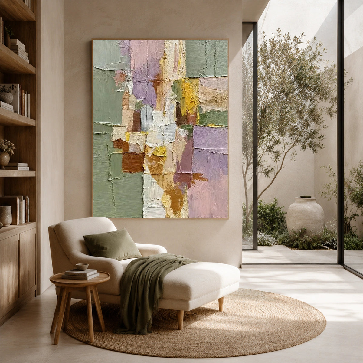 Abstract Textured Wall Art #VA381