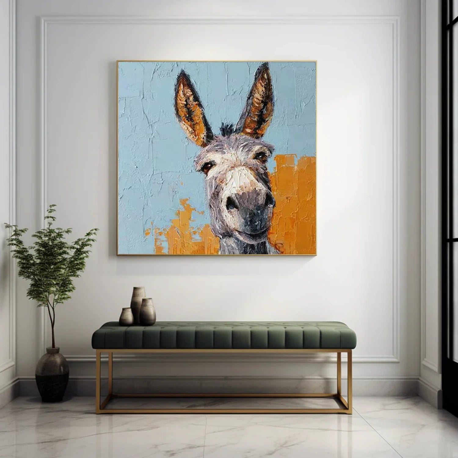Abstract Animal Canvas Art #DW108