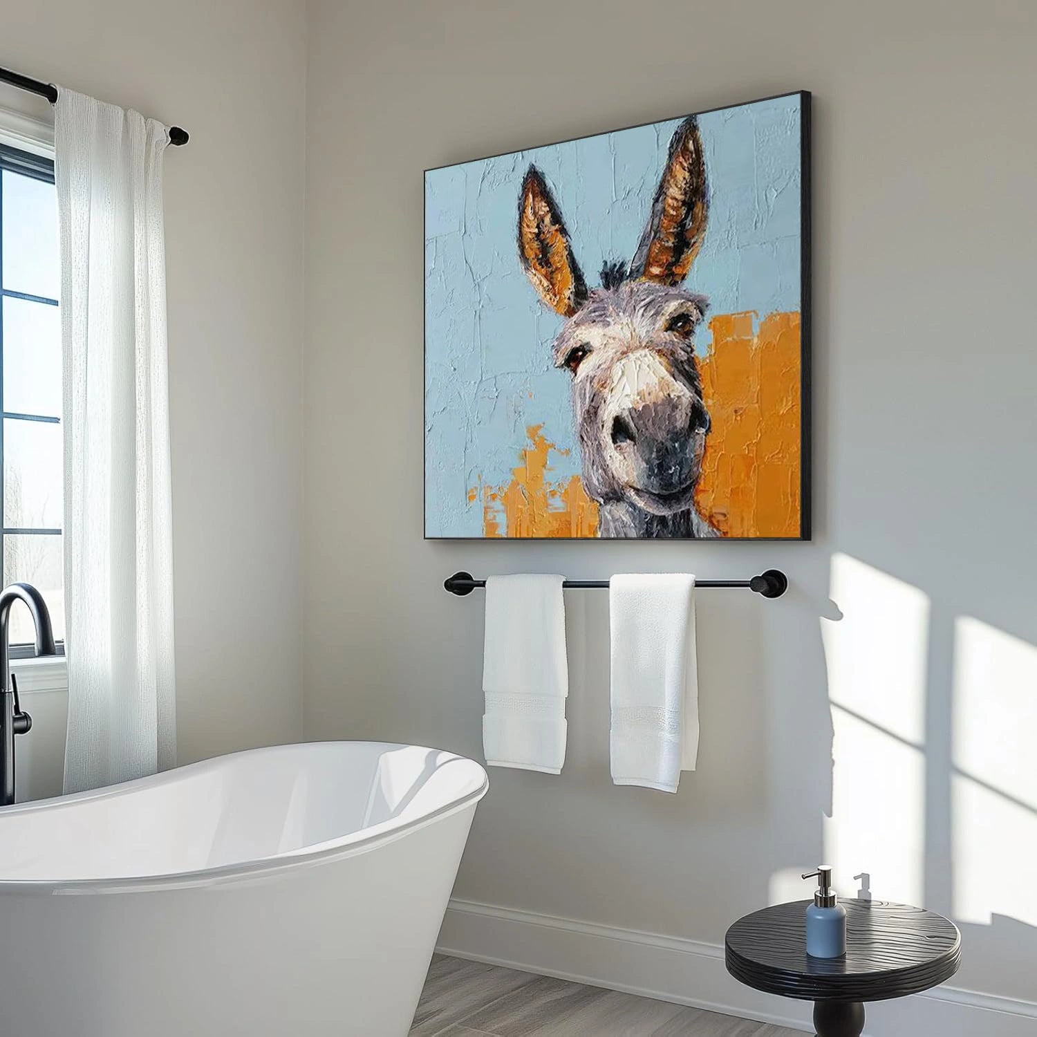Abstract Animal Canvas Art #DW108