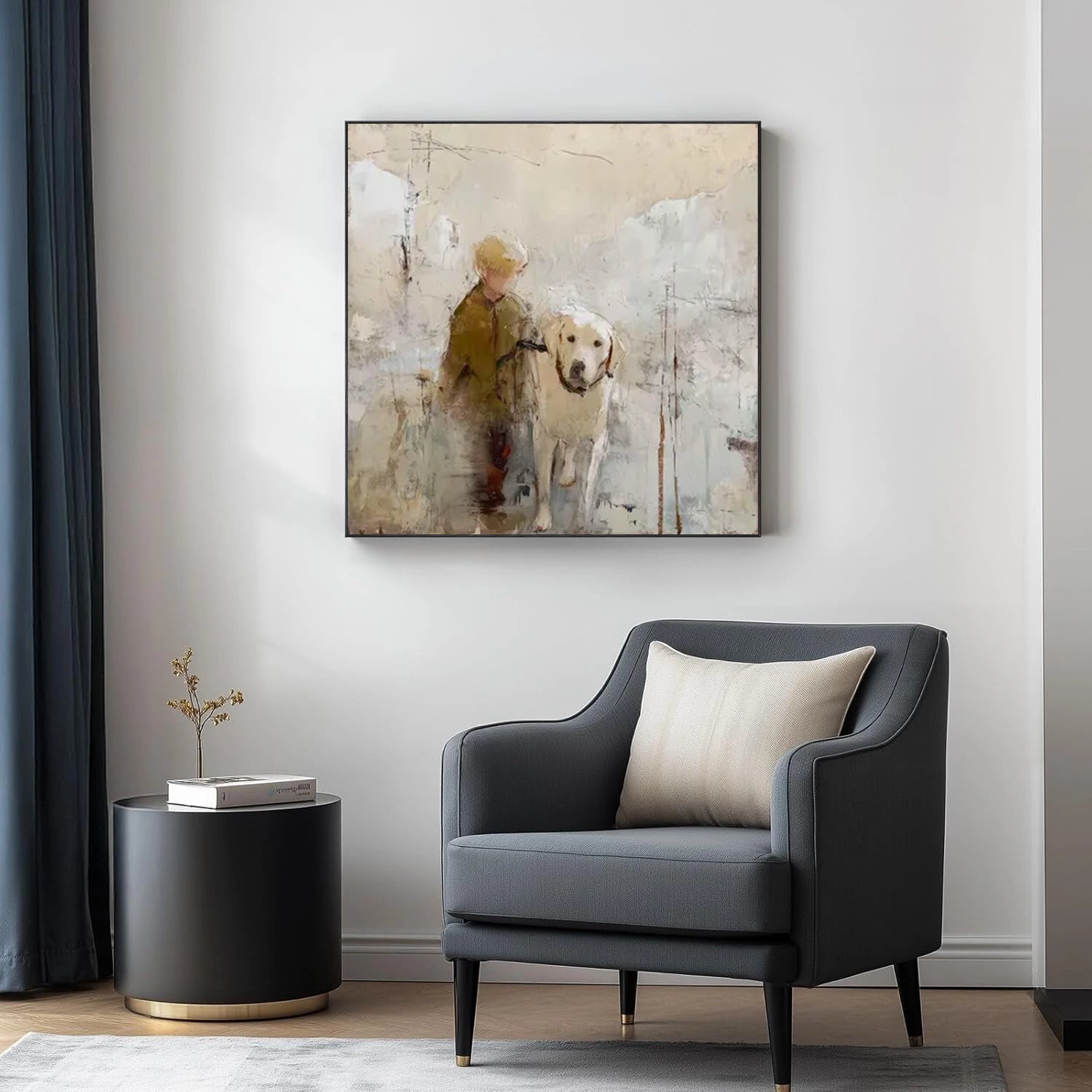 Abstract Animal Canvas Art #DW109