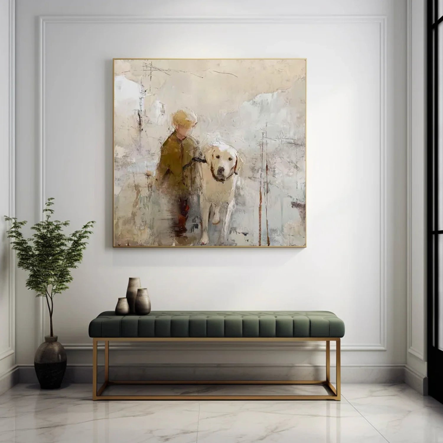 Abstract Animal Canvas Art #DW109