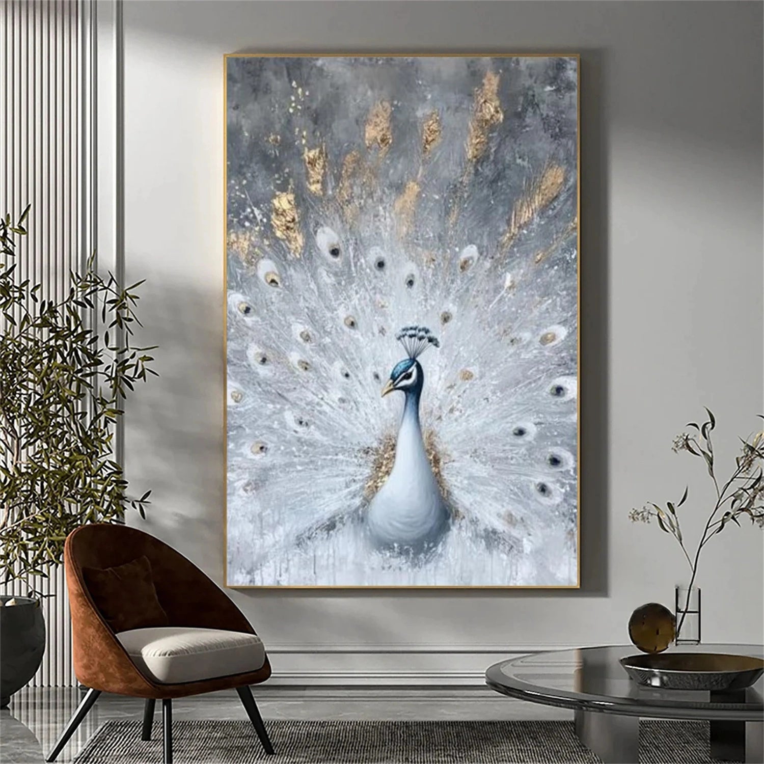Abstract Animal Canvas Art #DW087