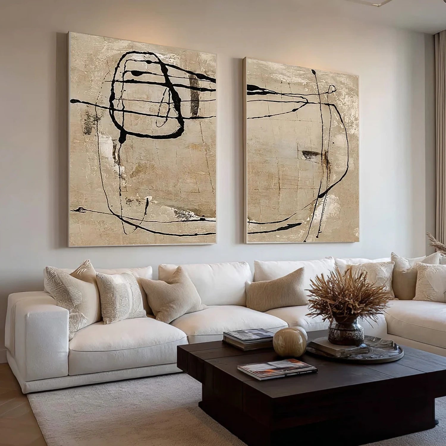 Wabi Sabi Wall Art Set of 2 #VS116