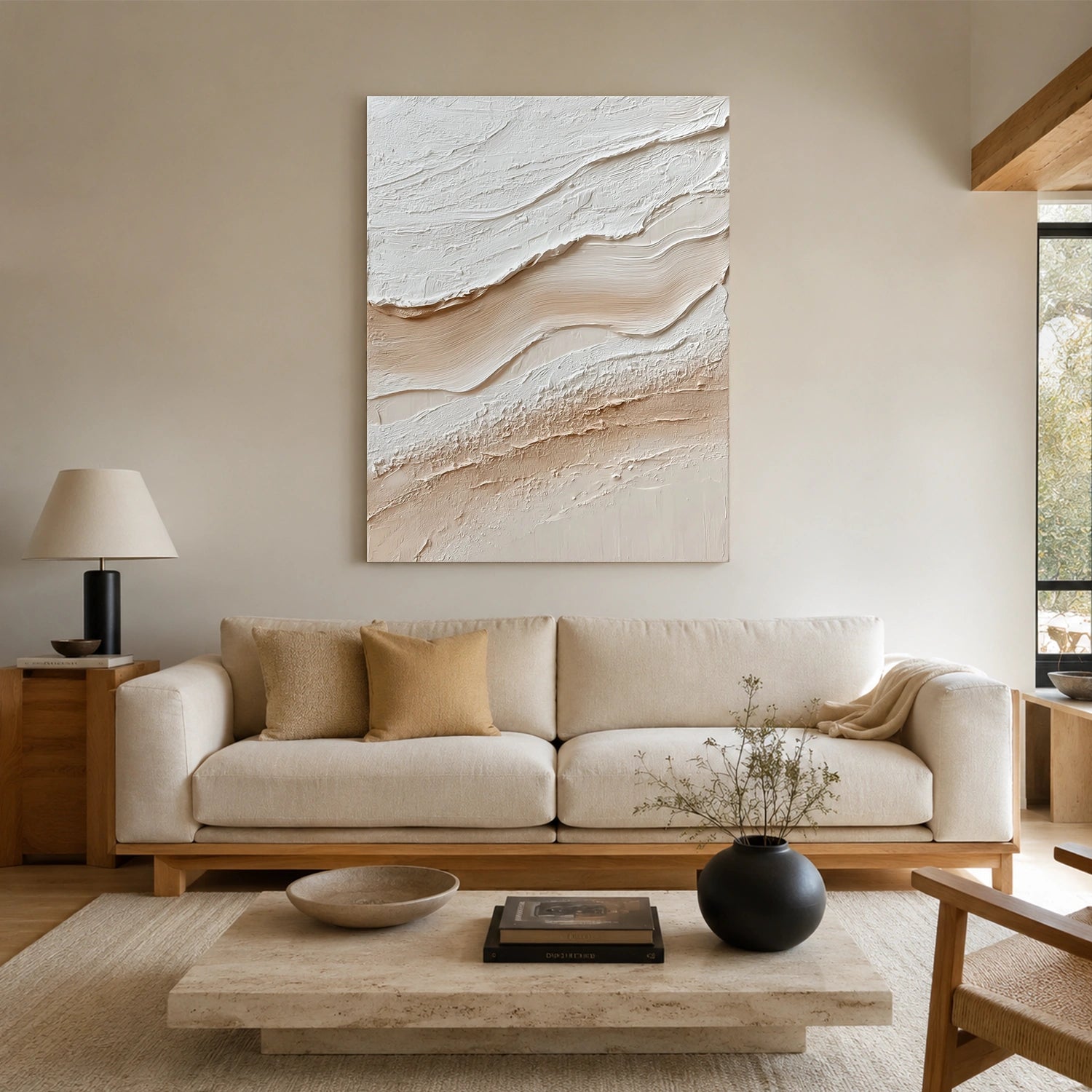 Minimalist Textured Canvas Art #WM156