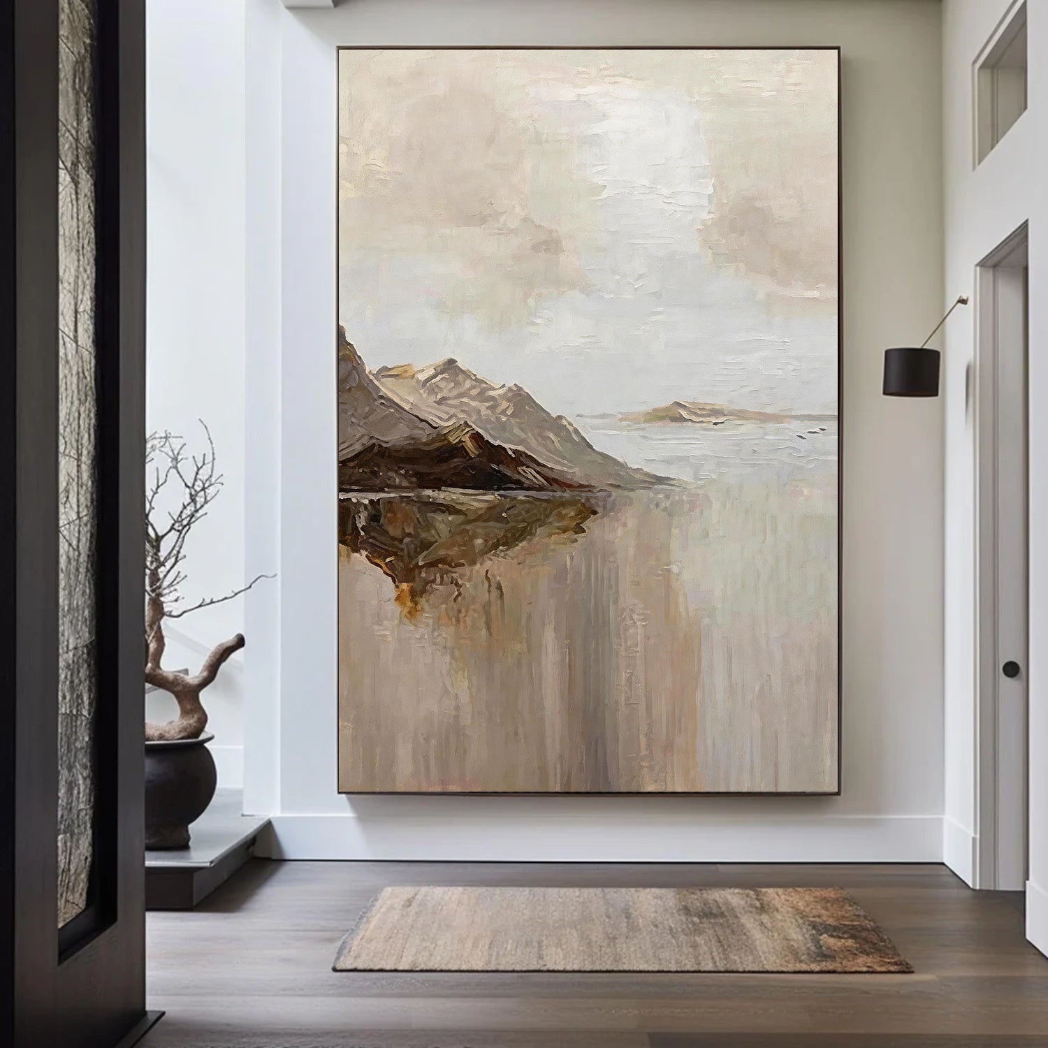 Abstract Mountain Canvas Art #BT098