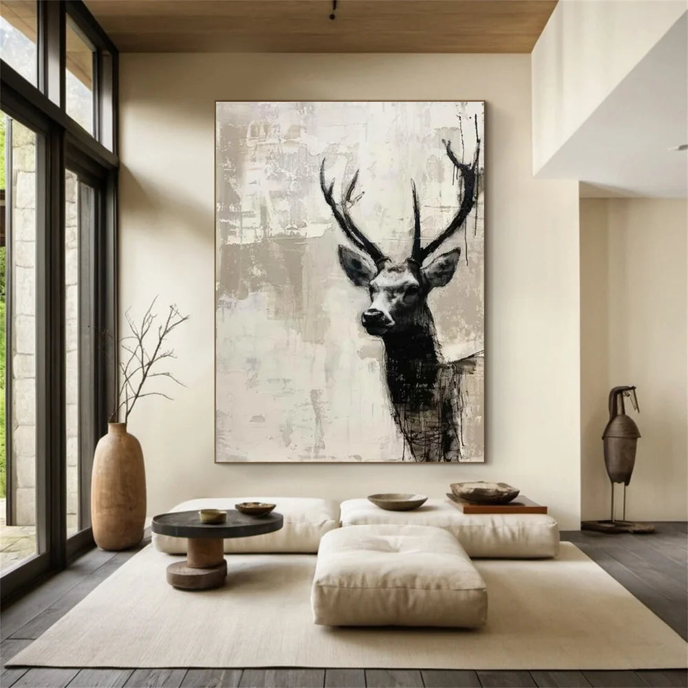 Abstract Animal Canvas Art #DW066