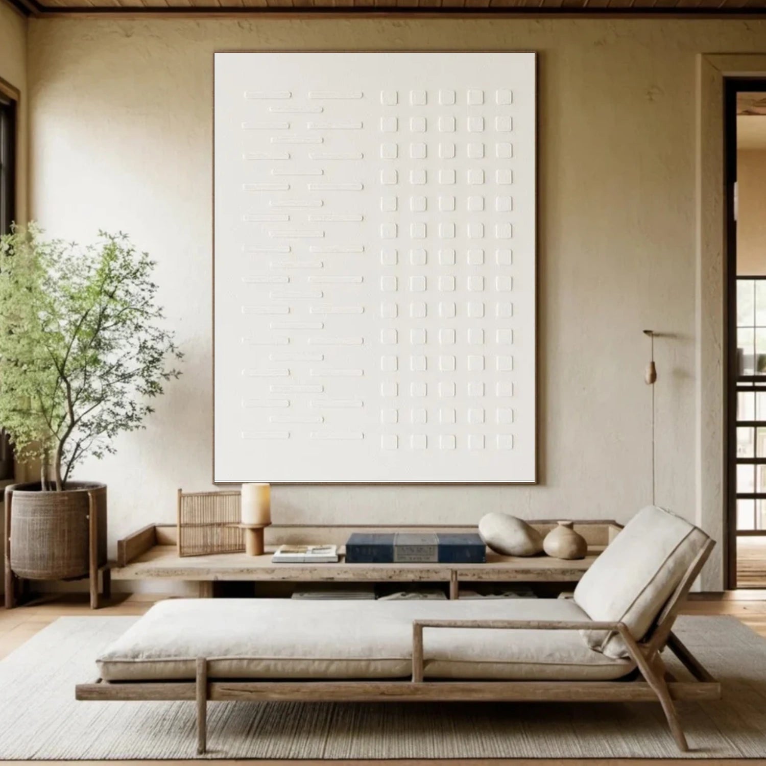 White Minimalist Wall Art #WM142
