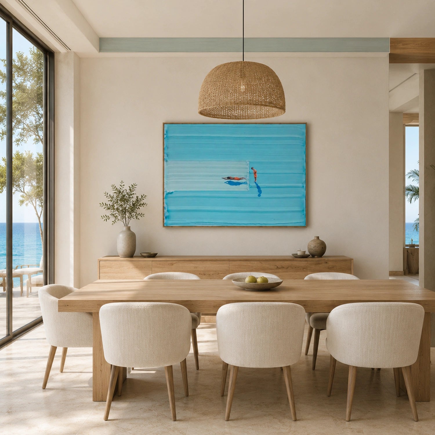 Swimming Sport Canvas Painting #PB097