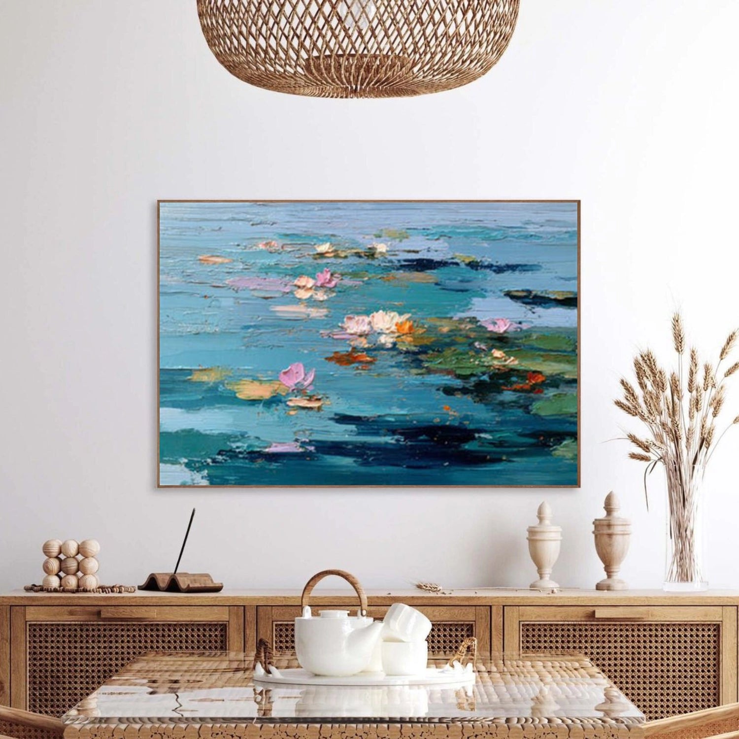 Abstract Flower And Tree Canvas Art #MF175
