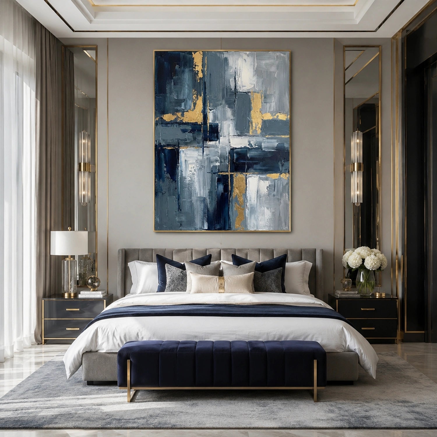 Abstract Textured Wall Art #VA317