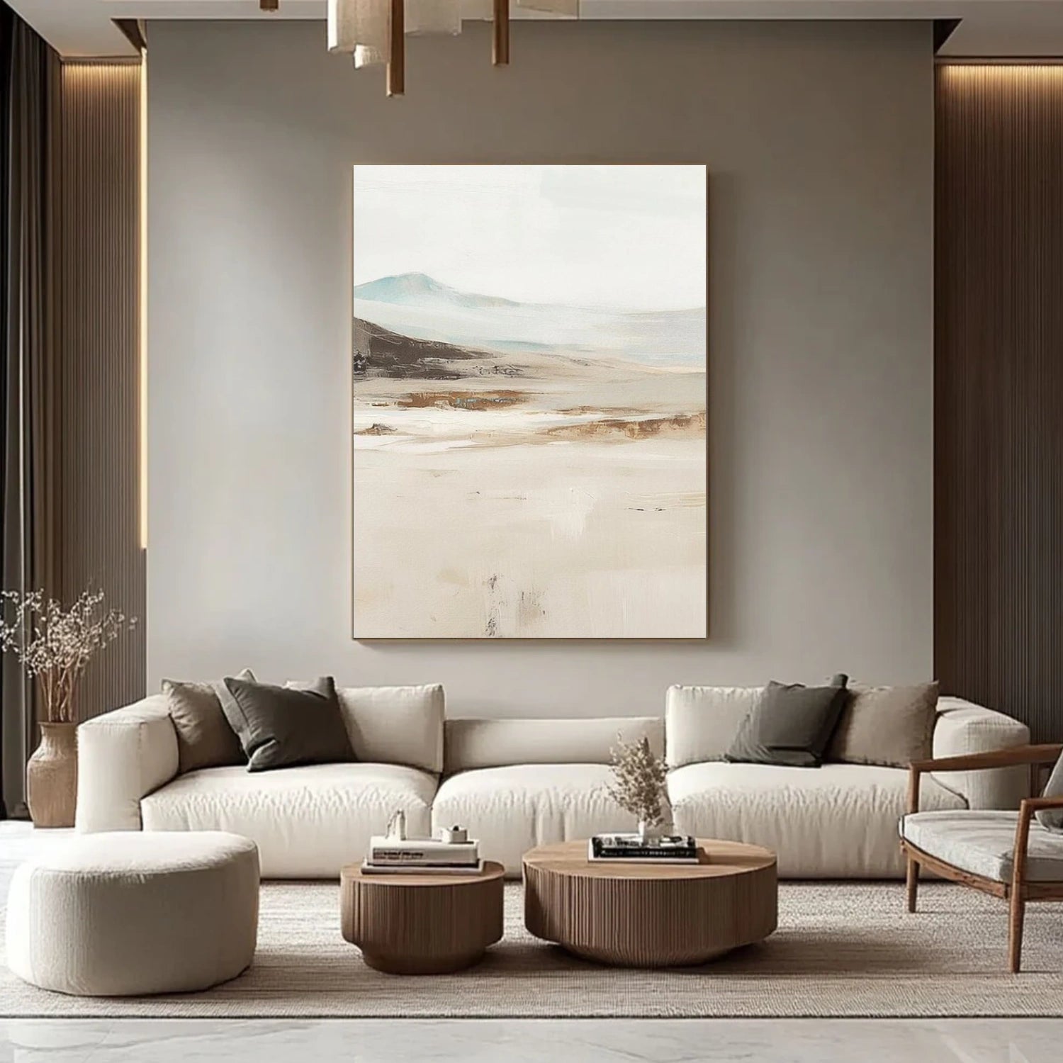 Abstract Mountain Canvas Art #BT066