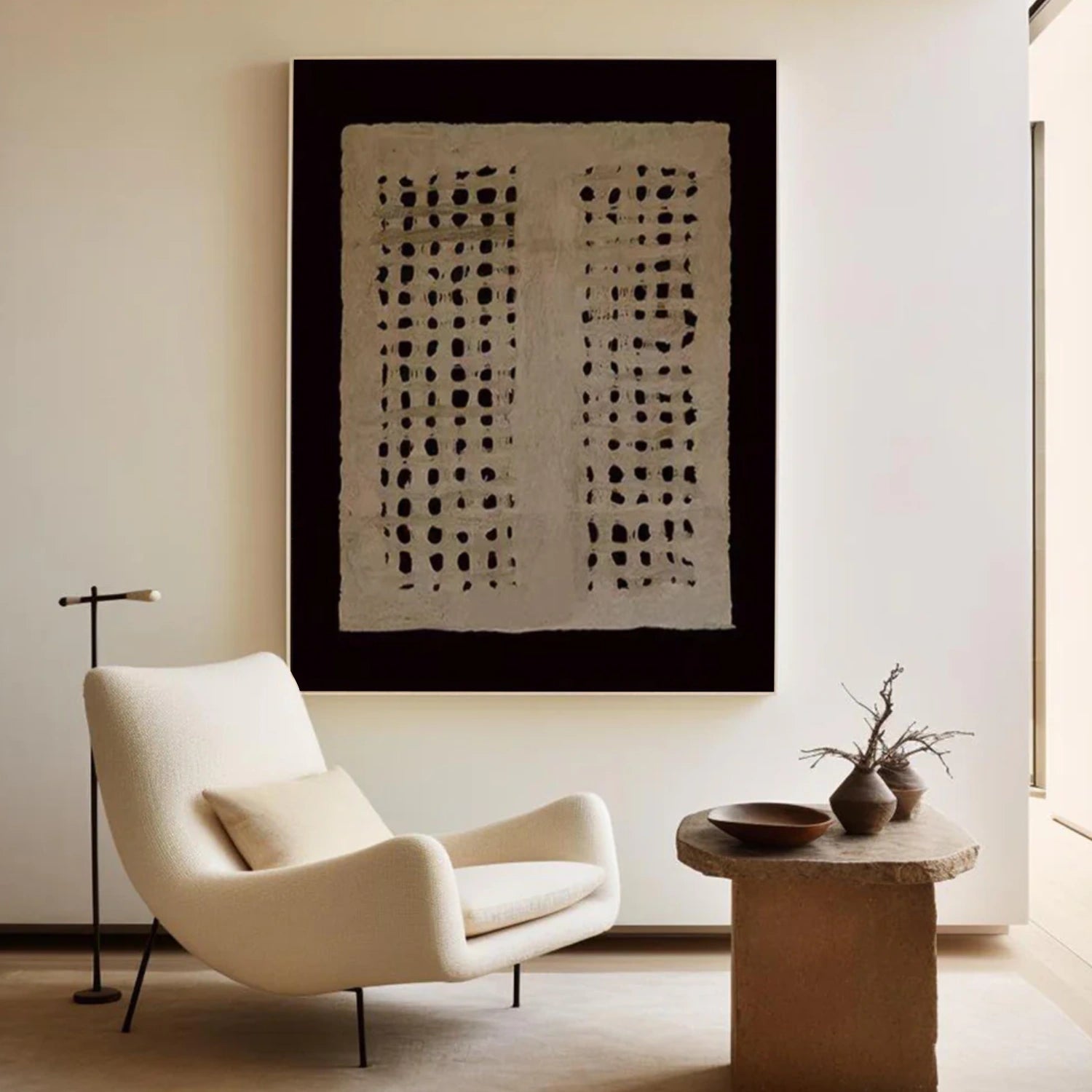 Wabi Sabi Textured Wall Art #VS107