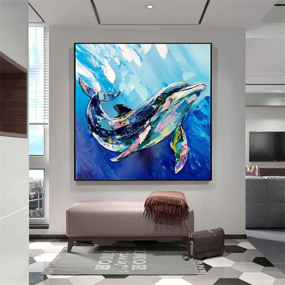 Abstract Animal Canvas Art #DW008