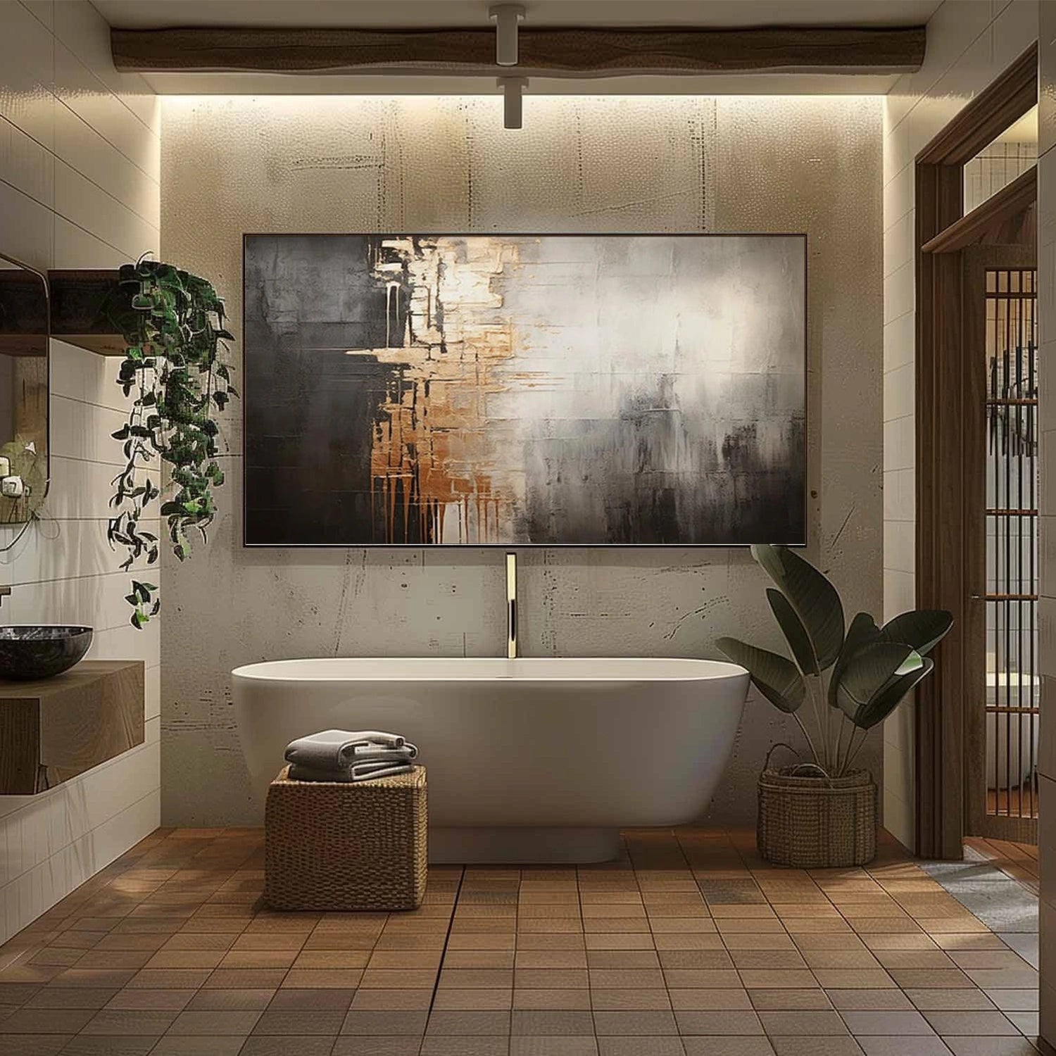 Abstract Textured Wall Art #VA241