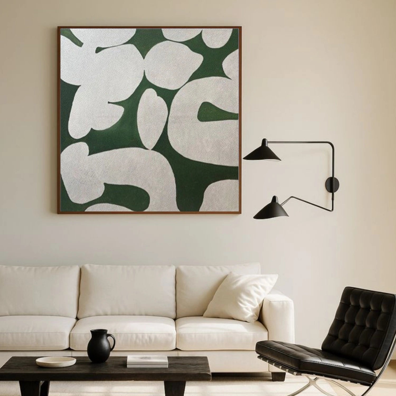 Green Wabi Sabi Wall Art #VS188