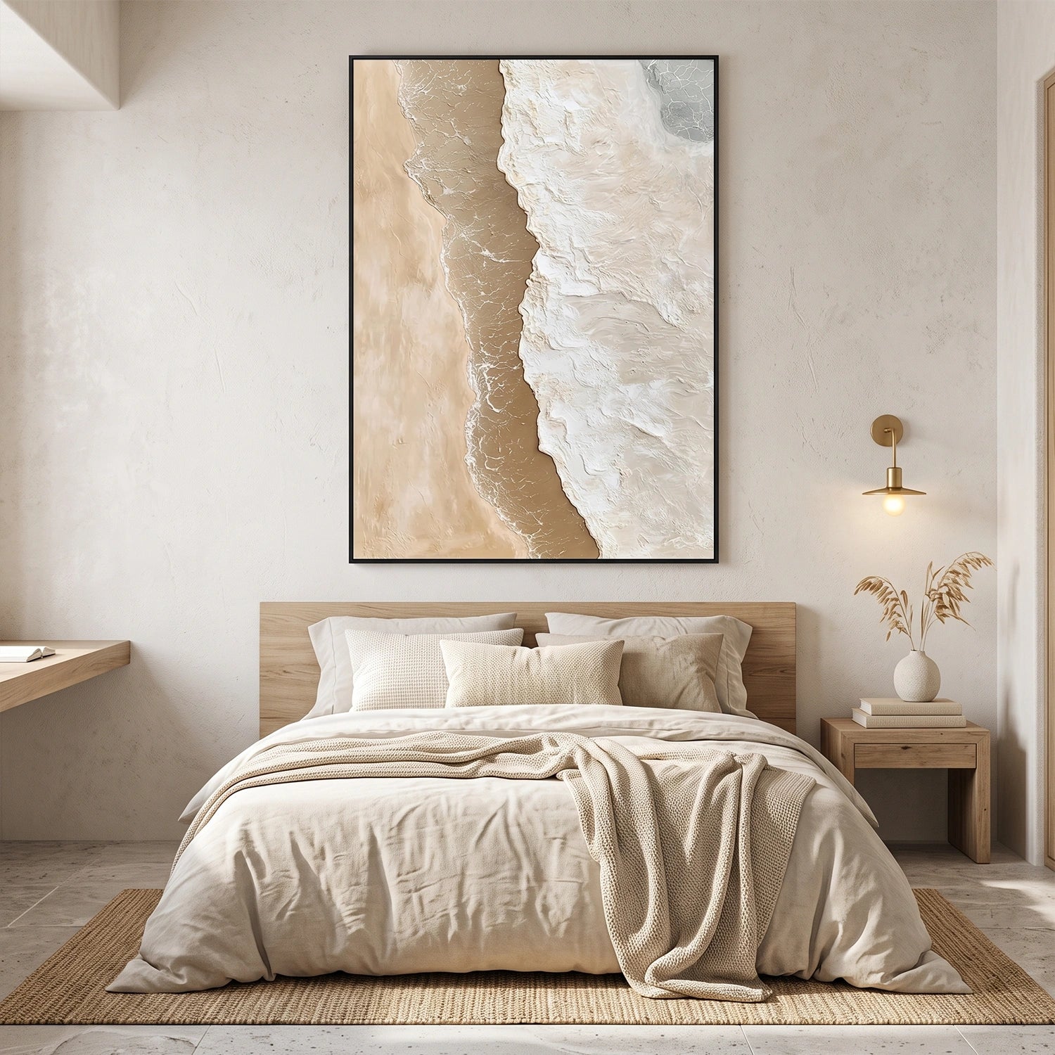 Abstract Ocean And Sky Canvas Art #OC188