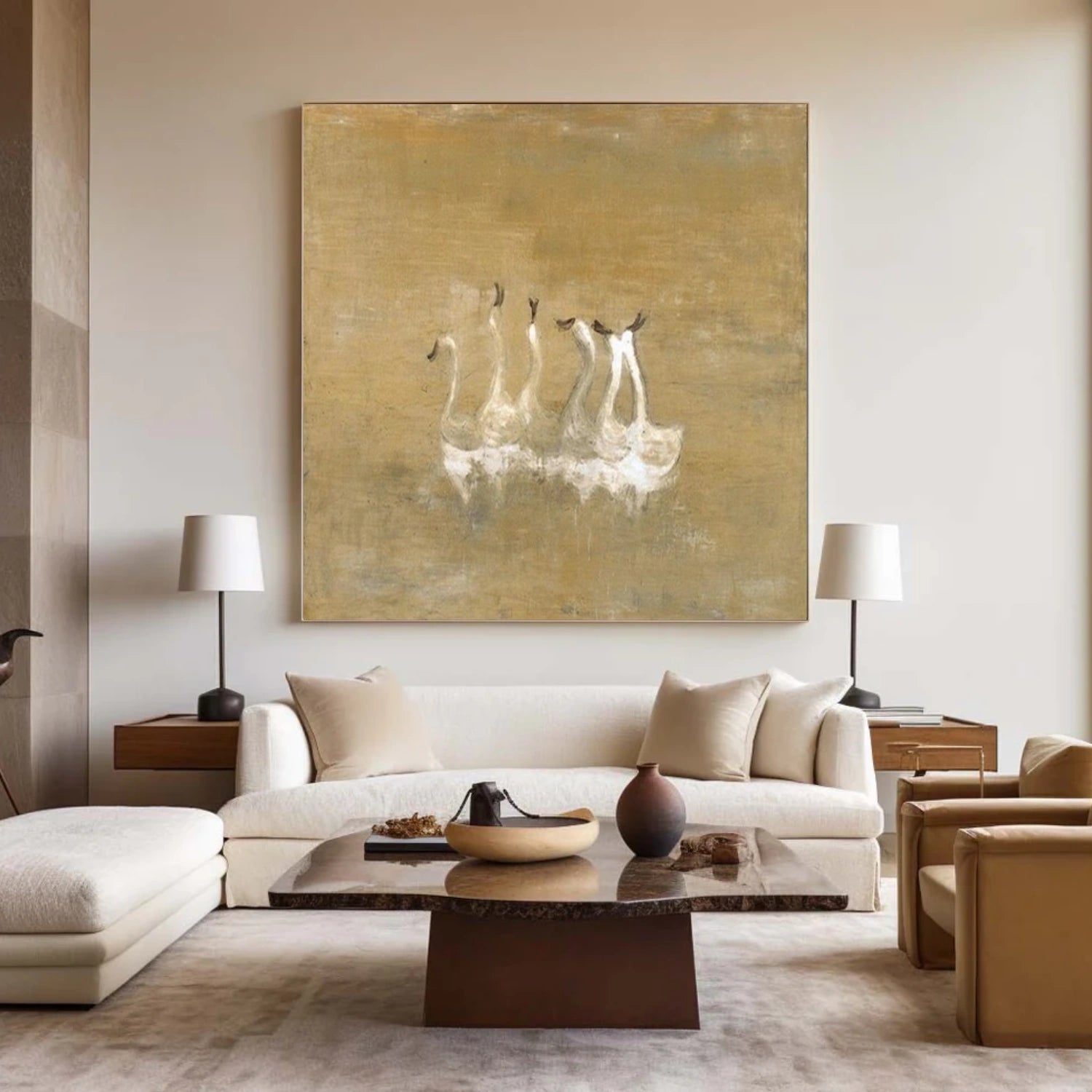 Abstract Animal Canvas Art #DW079