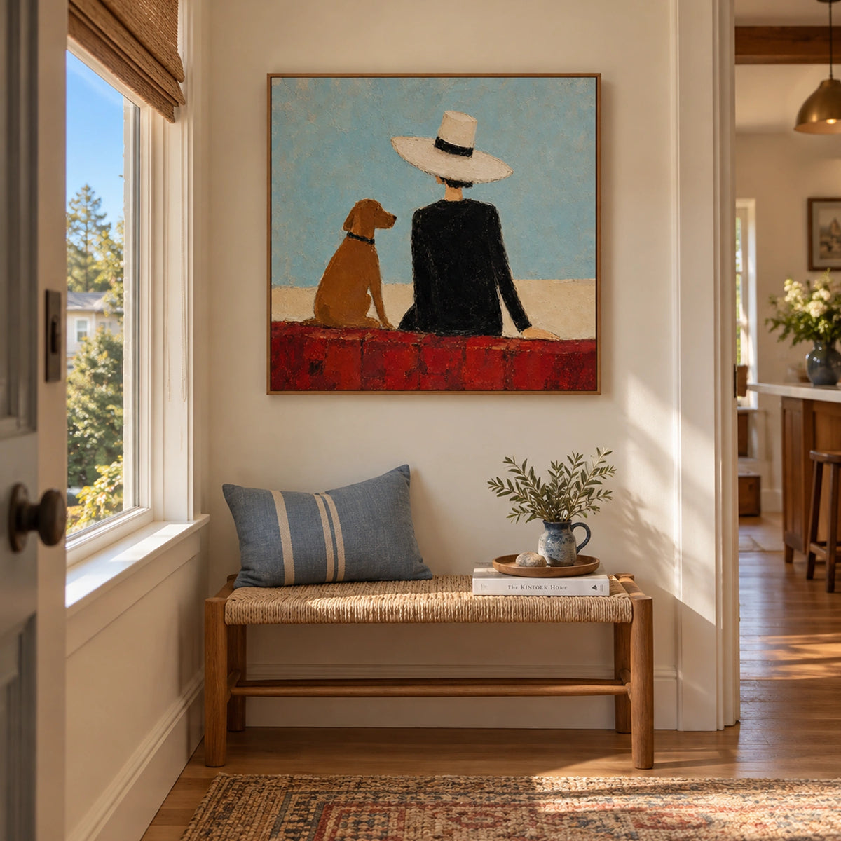 Abstract Portrait And Animal Wall Art #LA103