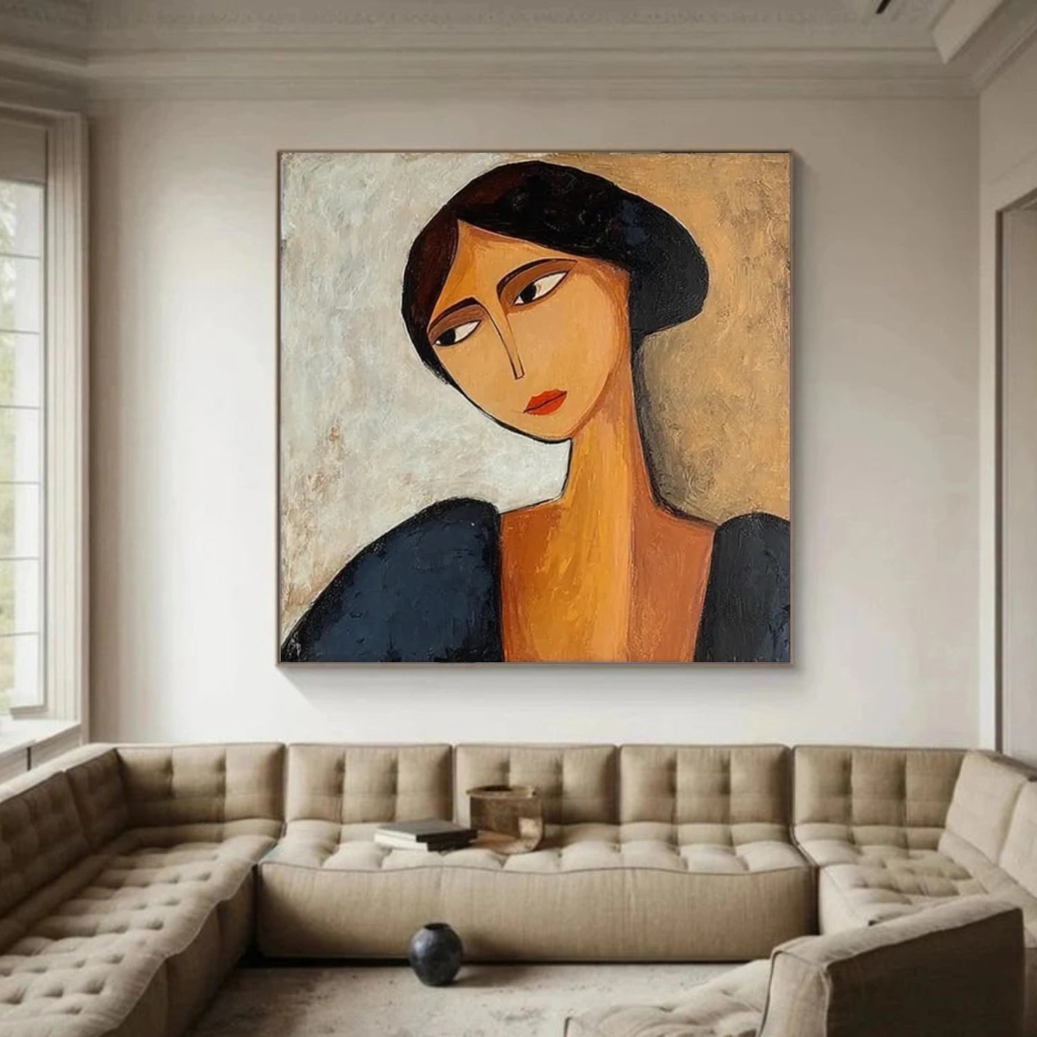 Abstract Portrait Wall Art # LA036