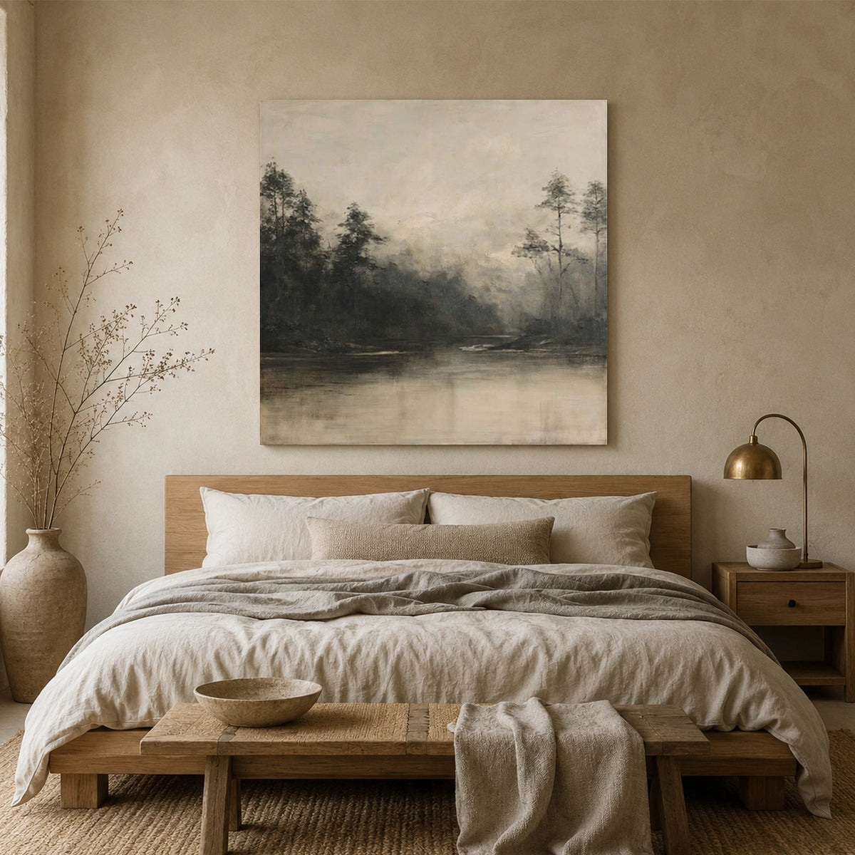 Abstract Flower And Tree Canvas Art #MF231
