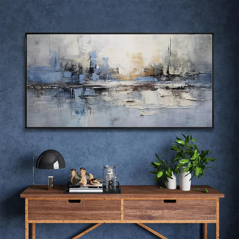 Abstract Urban Landscape Textured Painting #UL001