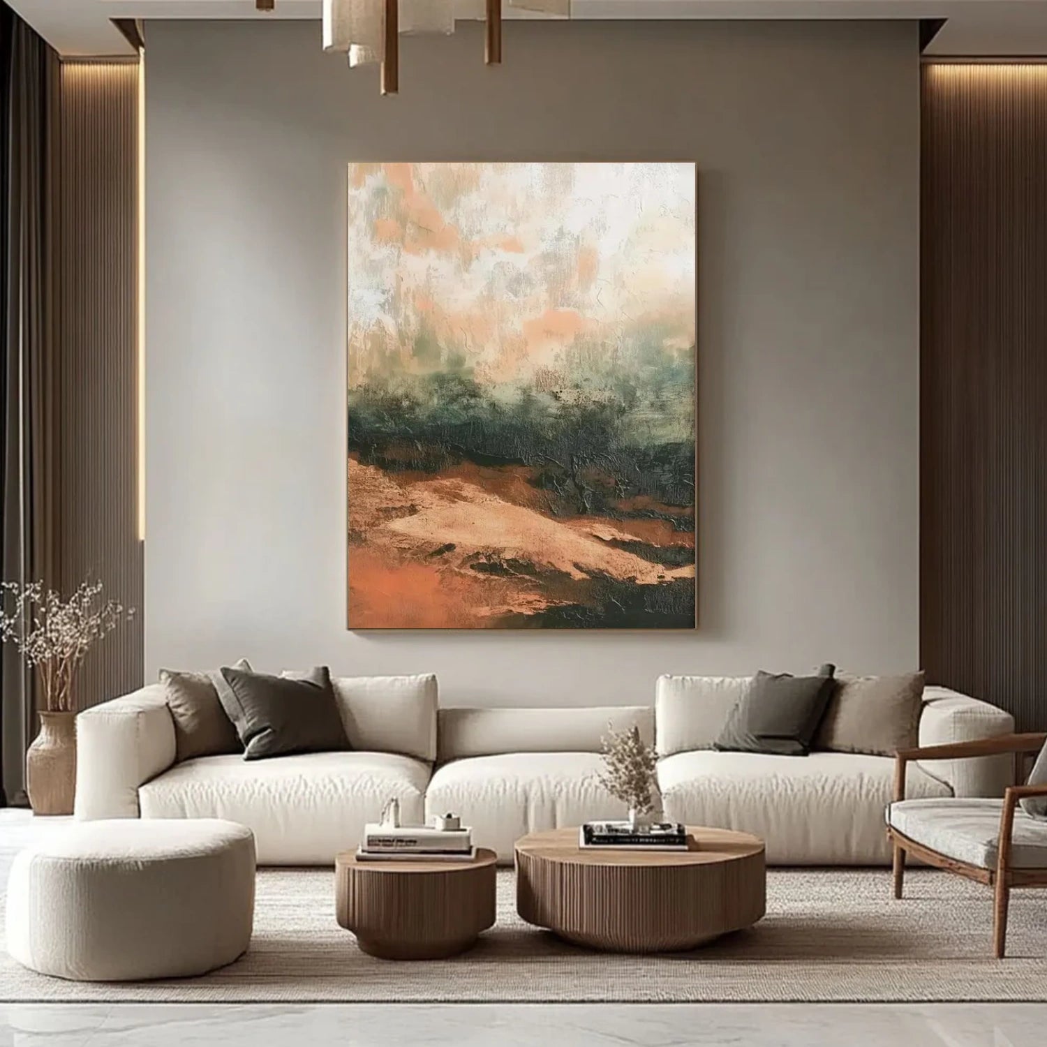 Abstract Textured Wall Art #VA198