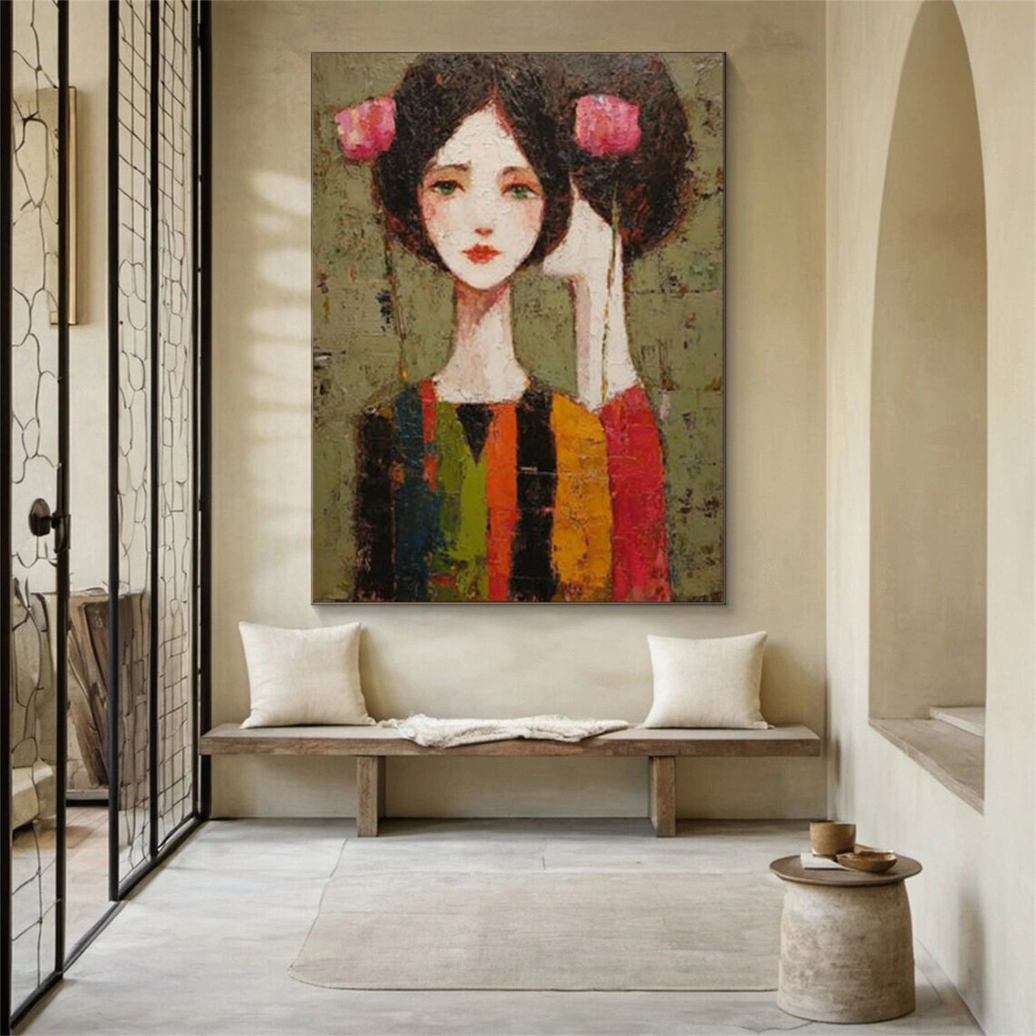 Abstract Portrait Wall Art #LA061