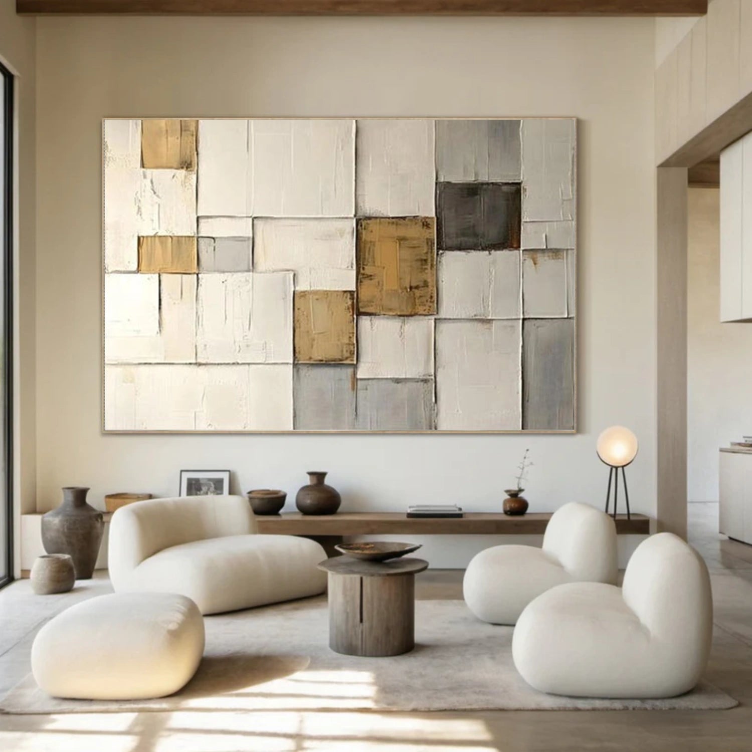 Wabi Sabi Textured Wall Art #VS182