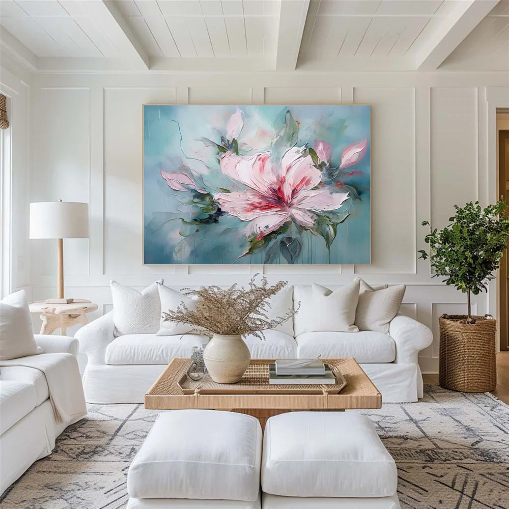 Abstract Flower And Tree Canvas Art #MF060