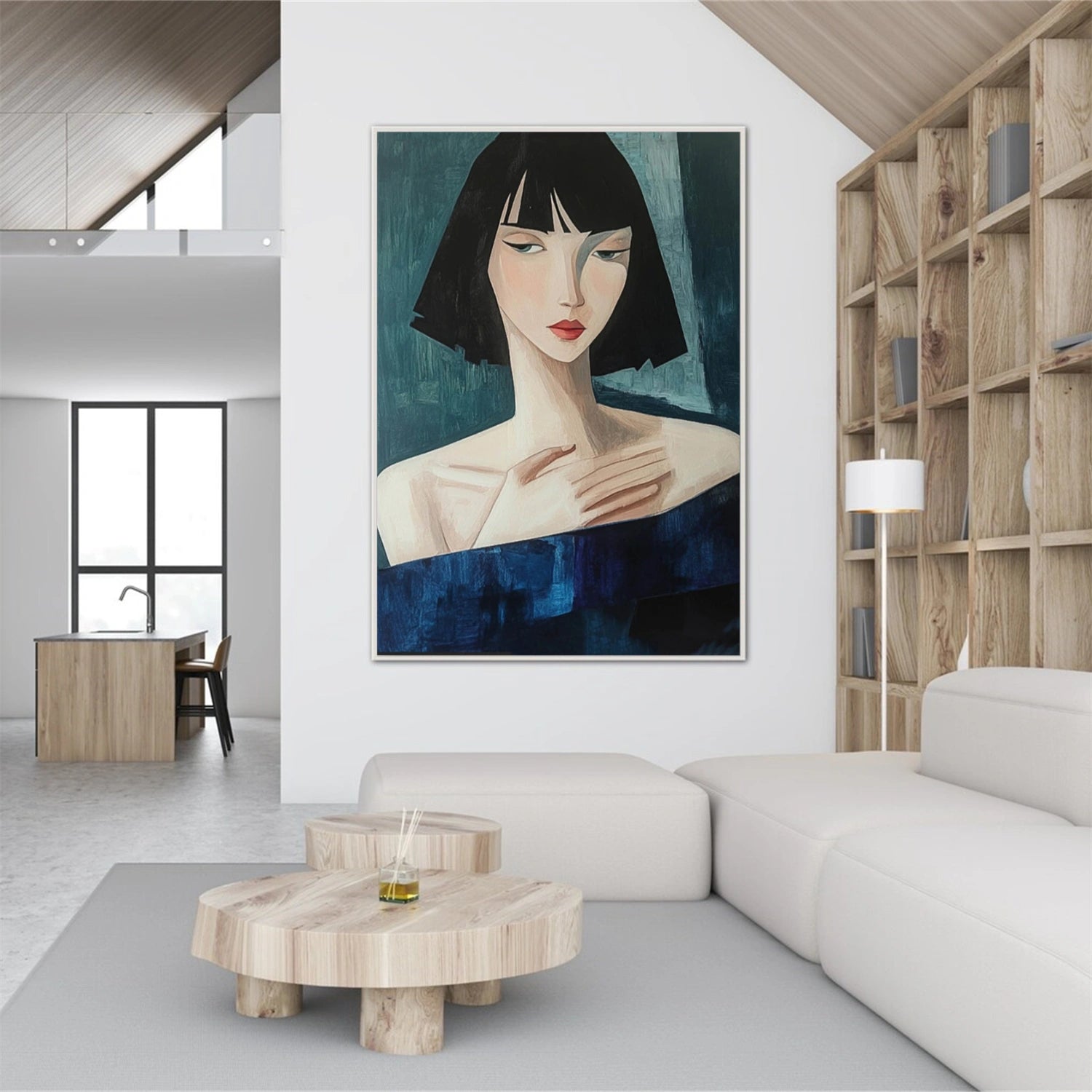 Abstract Portrait Wall Art #LA067