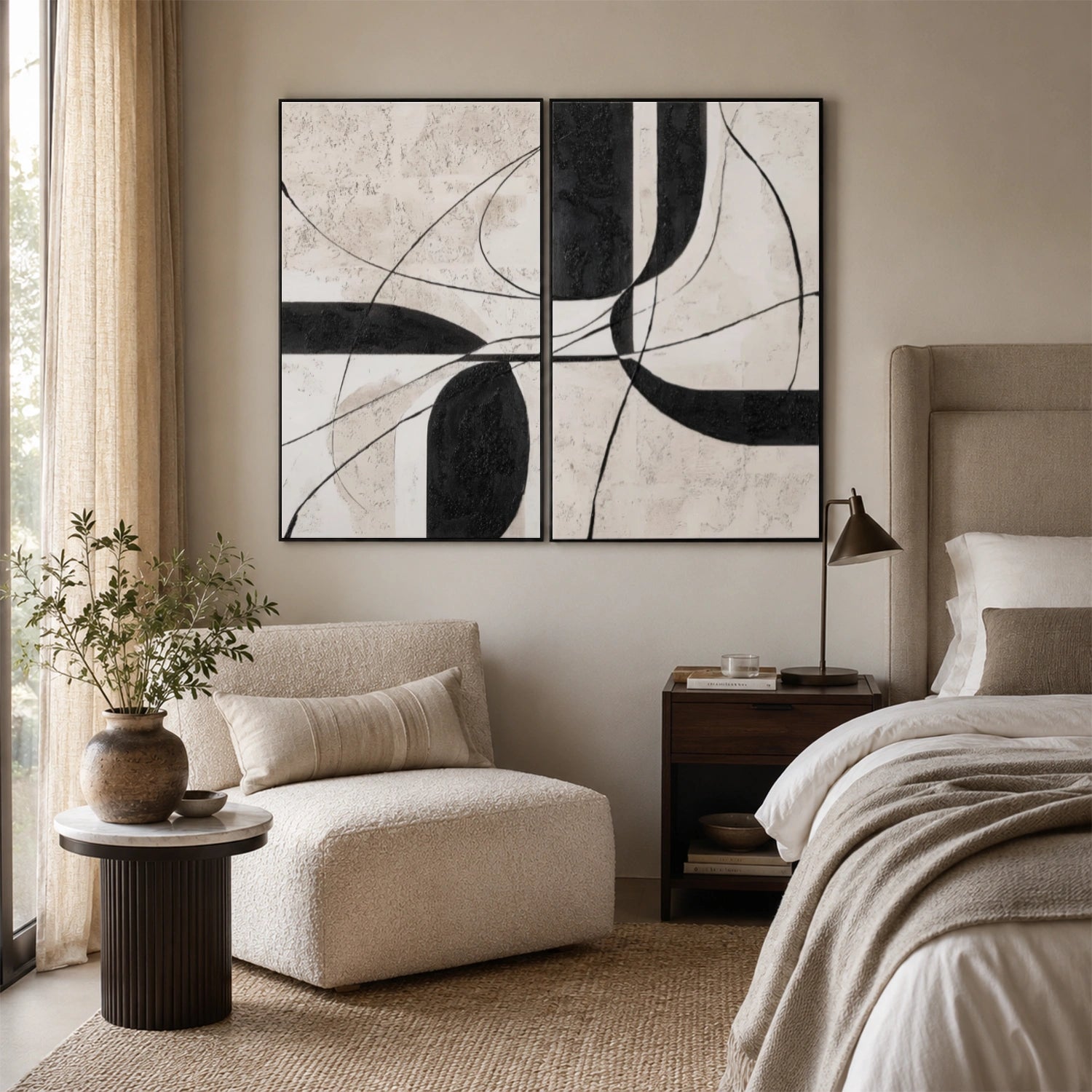 Wabi Sabi Wall Art Set of 2 #VS232
