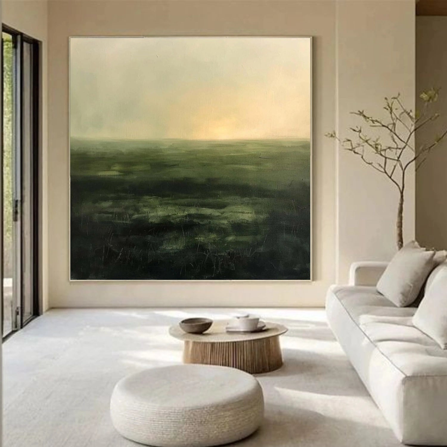 Abstract Mountain Canvas Art #BT042