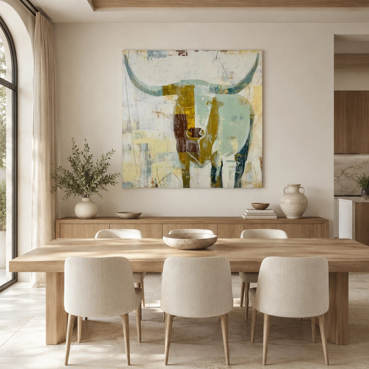 Abstract Animal Canvas Art #DW163