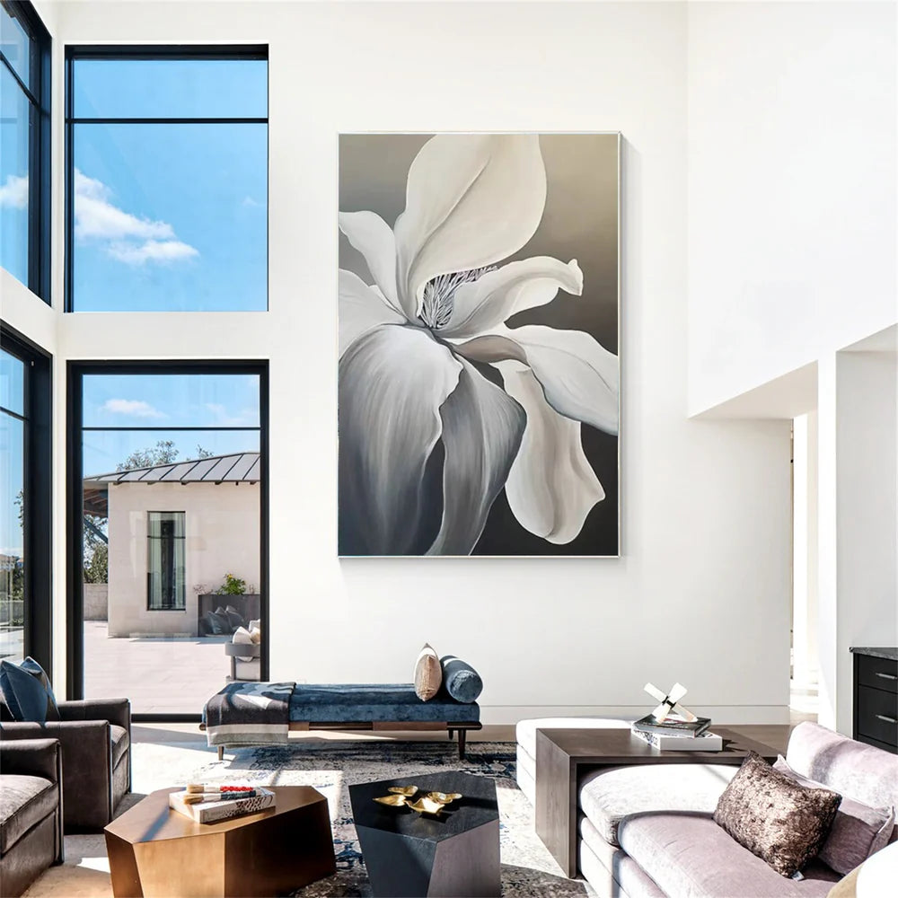 Abstract Flower And Tree Canvas Art #MF013