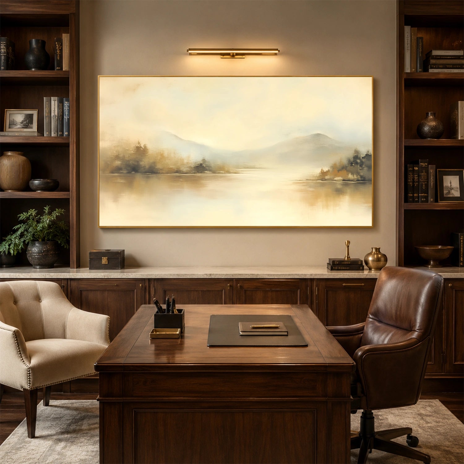 Abstract Mountain Canvas Art #BT103