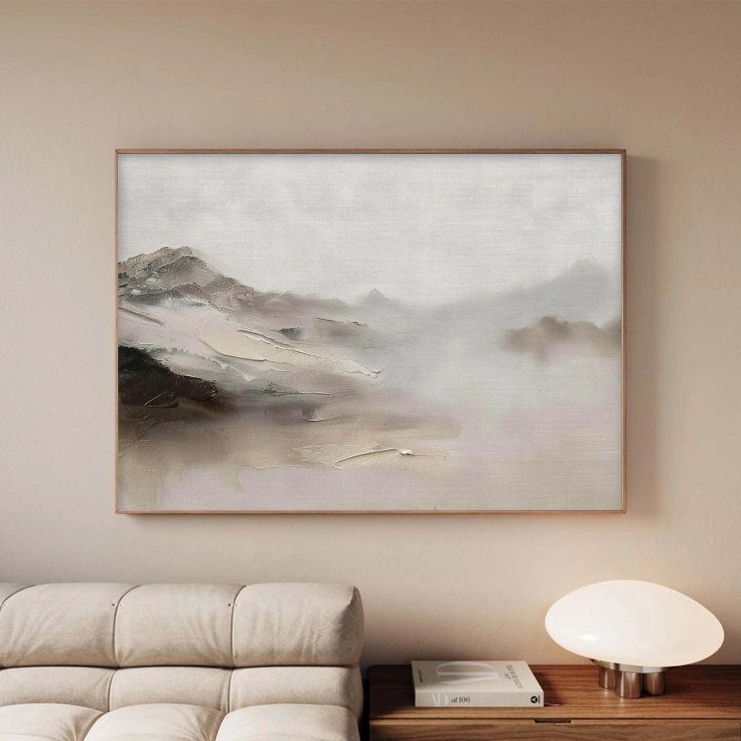 Abstract Mountain Canvas Art #BT094