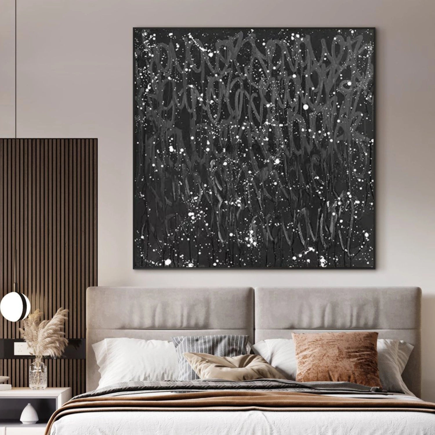Black and White Abstract Wall Art #VA165