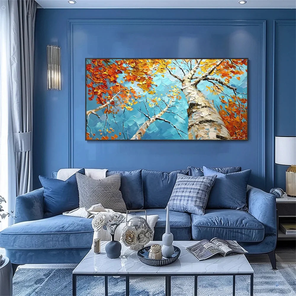 Abstract Flower And Tree Canvas Art #MF037