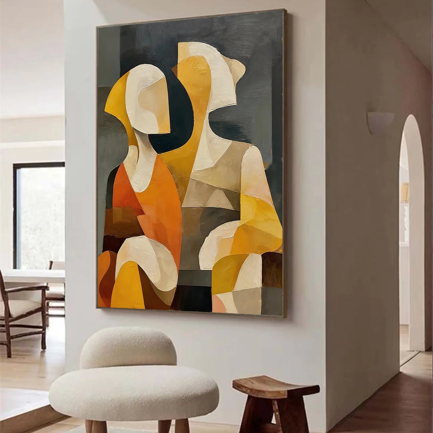 Abstract Portrait Wall Art # LA039