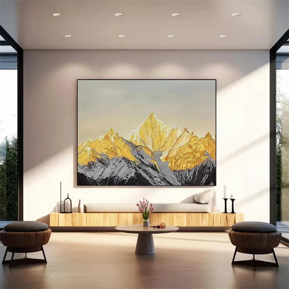 Abstract Mountain Canvas Art #BT016