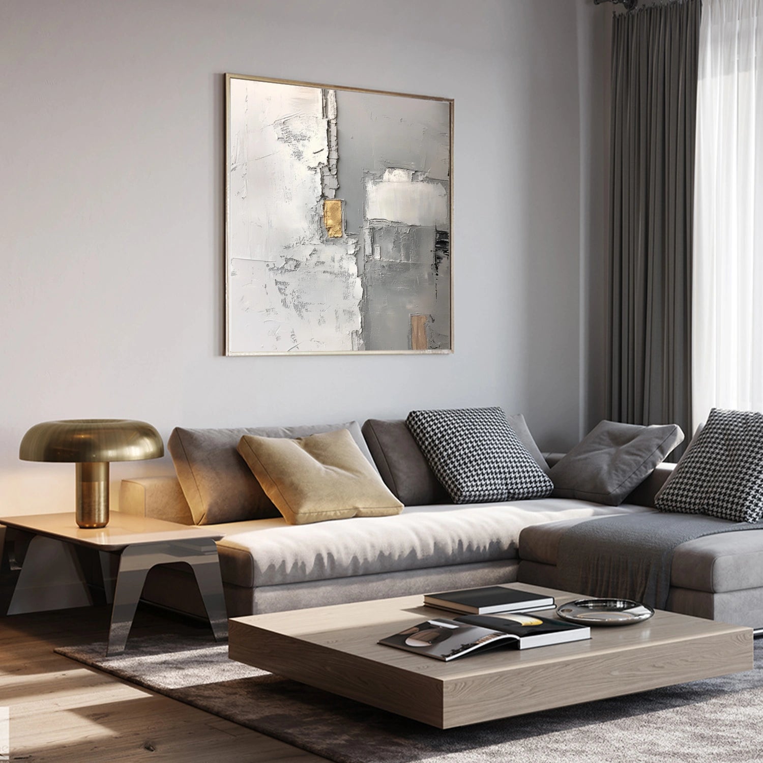 Abstract Textured Wall Art #VA235