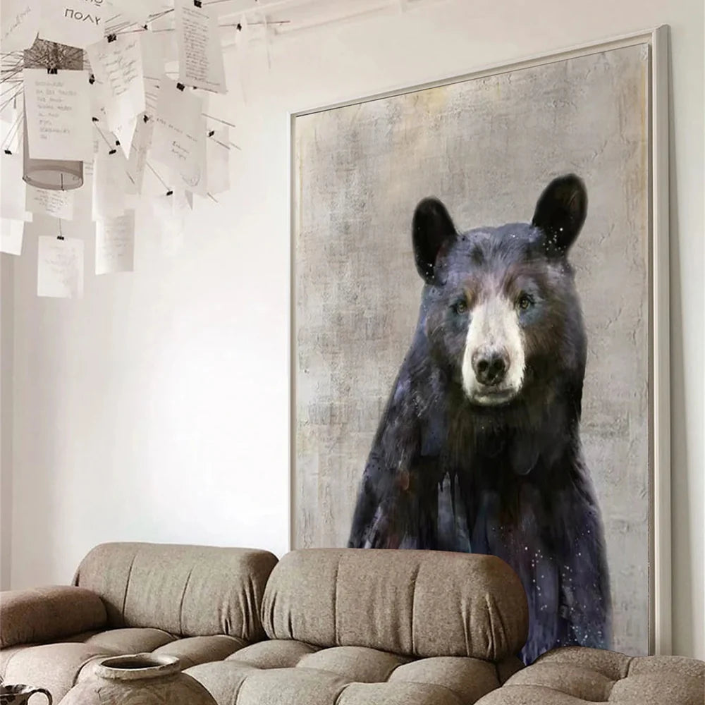 Abstract Animal Canvas Art #DW002